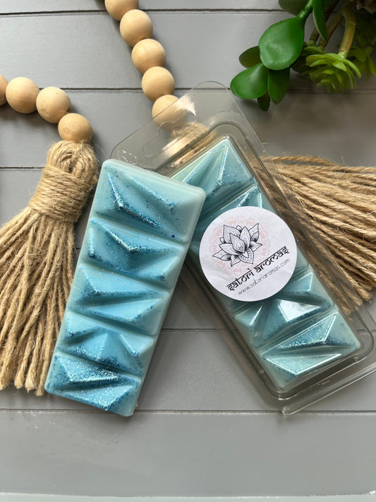 Blue Raspberry Slushie Geometric Snap Bar