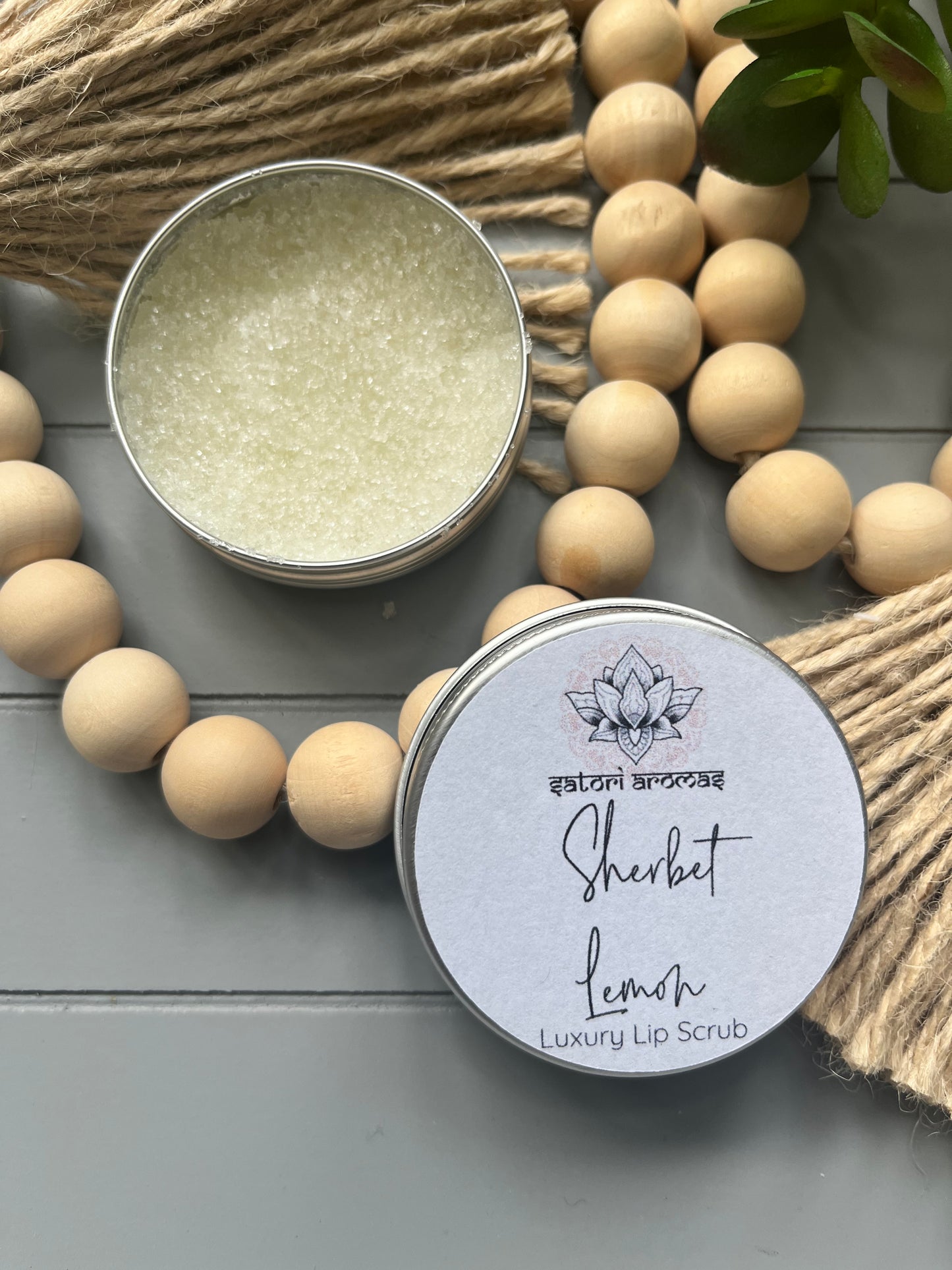 Sherbet Lemon Sugar Lip Scrub