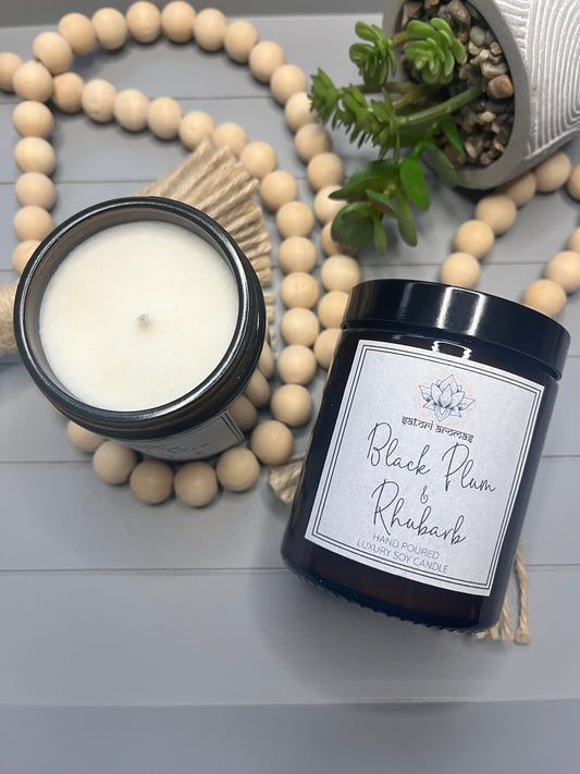 Black Plum & Rhubarb Candle