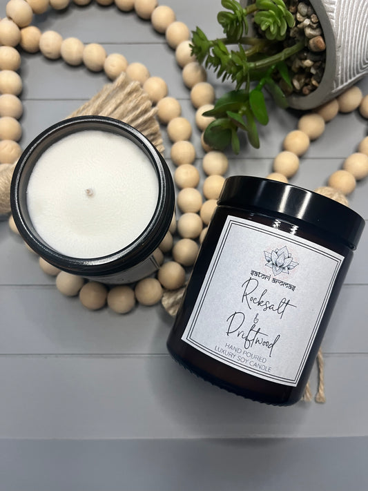 Rocksalt & Driftwood Candle